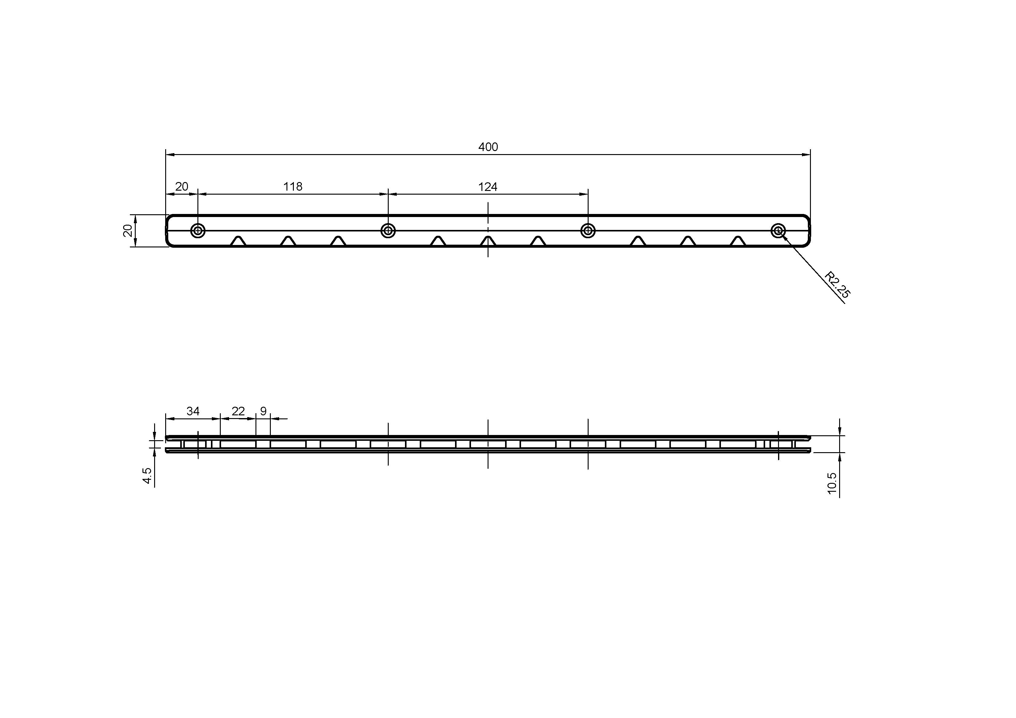 RUX Utility Rail 300mm - Image 3